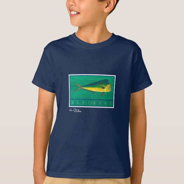 Mahi-Mahi Children's Dark Apparel T-Shirt (Front)