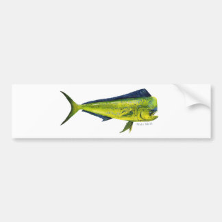 Mahi Mahi fish bumper sticker