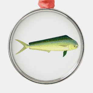 Mahi Mahi Metal Tree Decoration