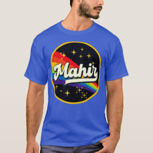 Mahir Rainbow In Space Vintage Style T-Shirt