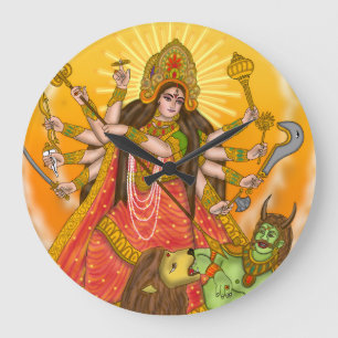 Mahishasur Mardini Durga Clock