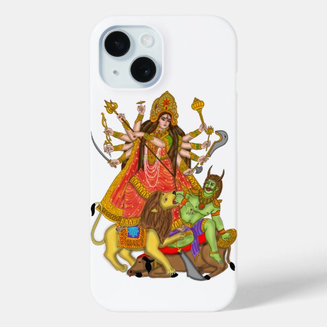 Mahishasur Mardini Durga Phone Cover (Back)