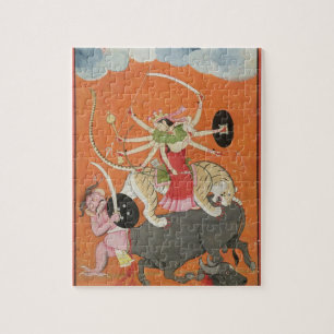 'Mahishasuramardini', from the 'Devimahatmya of Ma Jigsaw Puzzle