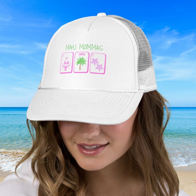 MAHJ MOMMAS Beach Mahjong Trucker Hat (Creator Uploaded)