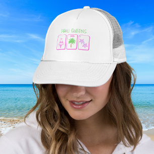 MAHJ Queens Beach Mahjong Trucker Hat