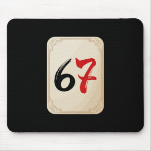 Mahjong 6 And 7 Matching 67 Mahjongs Group Costume Mouse Pad