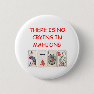 MAHJONG 6 CM ROUND BADGE