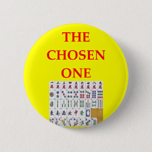 MAHJONG 6 CM ROUND BADGE