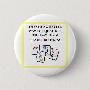 MAHJONG 6 CM ROUND BADGE