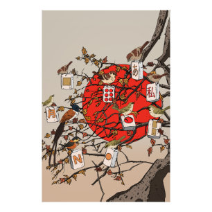 Mahjong Birds Game Photo Print