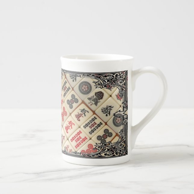 Mahjong Bone China Mug (Right)