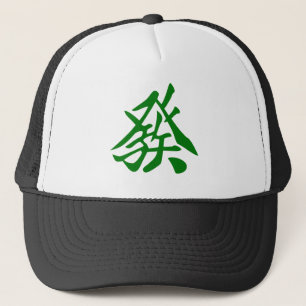 Mahjong Cap "Fa" GreenDragon