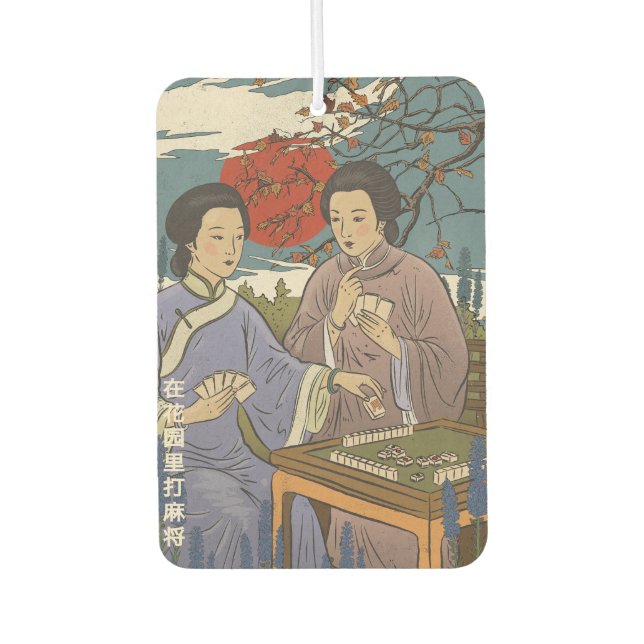Mahjong Car Air Freshener (Front)