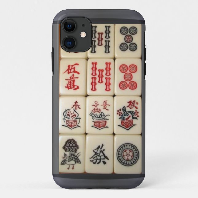 Mahjong Case-Mate iPhone Case (Back)