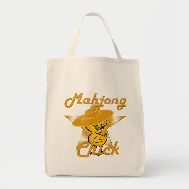 Mahjong Chick #10 Tote Bag (Front)