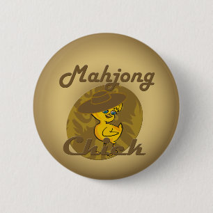 Mahjong Chick #6 6 Cm Round Badge