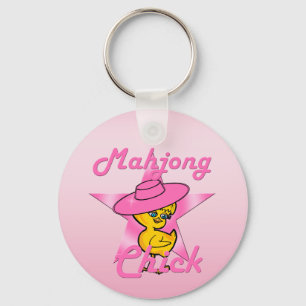 Mahjong Chick #8 Key Ring