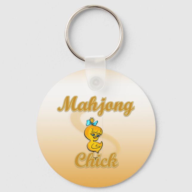 Mahjong Chick Key Ring (Front)