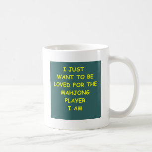mahjong coffee mug