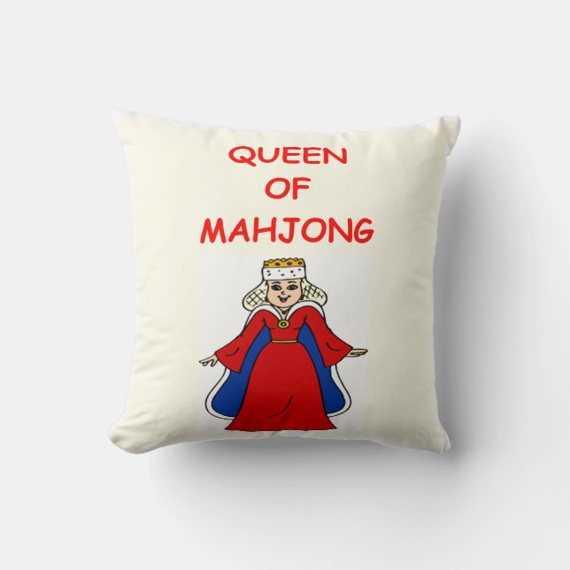 mahjong cushion (Front)