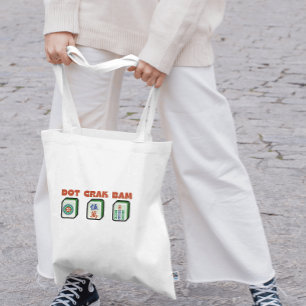 Mahjong Dot Crak Bam  Tote Bag