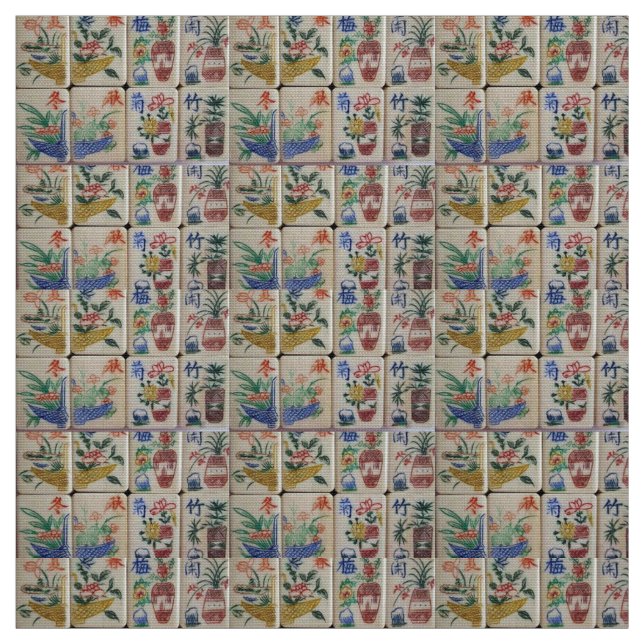 Mahjong Fabric  (Swatch)