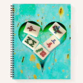 Mahjong fills my Heart notebook