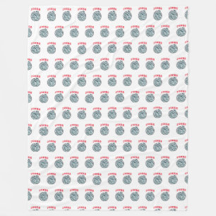 MahJong game symbol Joker tile Fleece Blanket