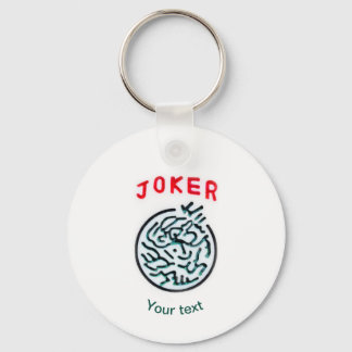 MahJong game symbol Joker tile Key Ring