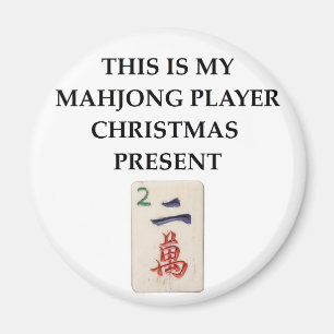 mahjong gift magnet