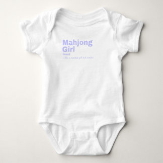 Mahjong Girl - Mahjong Baby Bodysuit