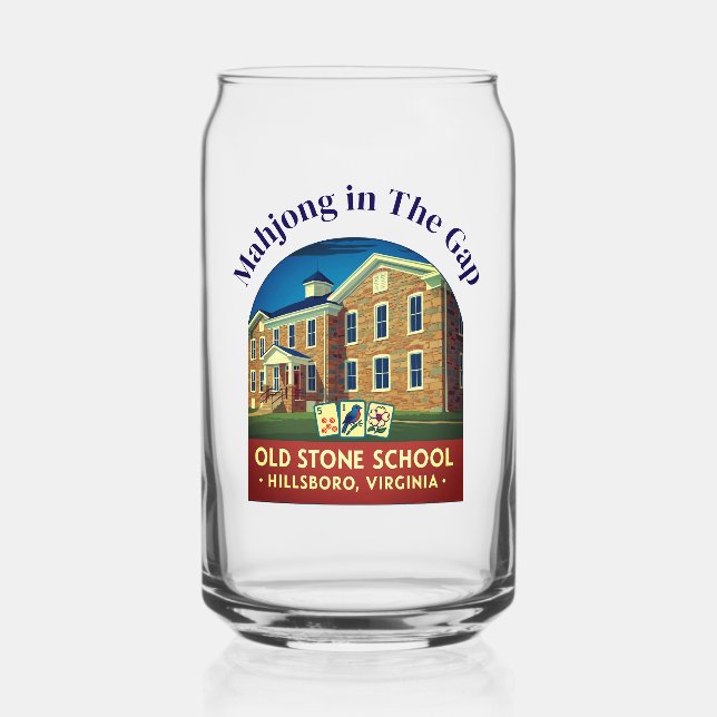 Mahjong in the Gap - Beverage Glass (Front)