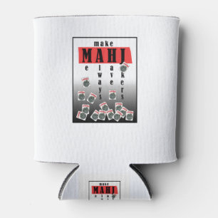 mahjong jokers logo can cooler