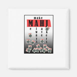 mahjong jokers logo magnet