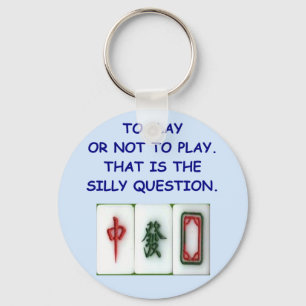 mahjong key ring