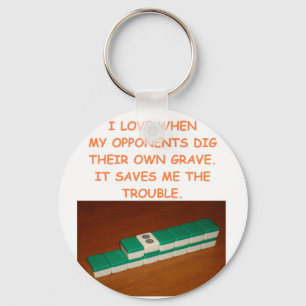 mahjong key ring