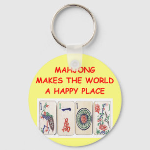 mahjong key ring