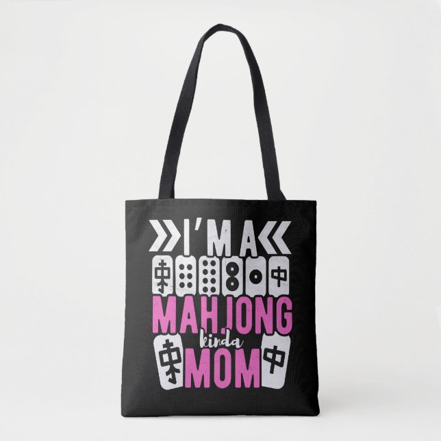 Mahjong kinda mum | Funny mahjong Tote Bag (Front)