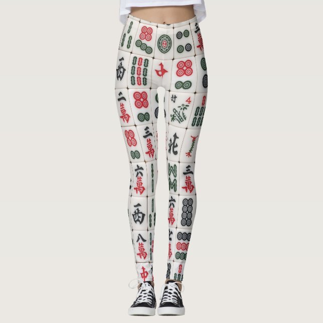 Mahjong Leggings  (Front)