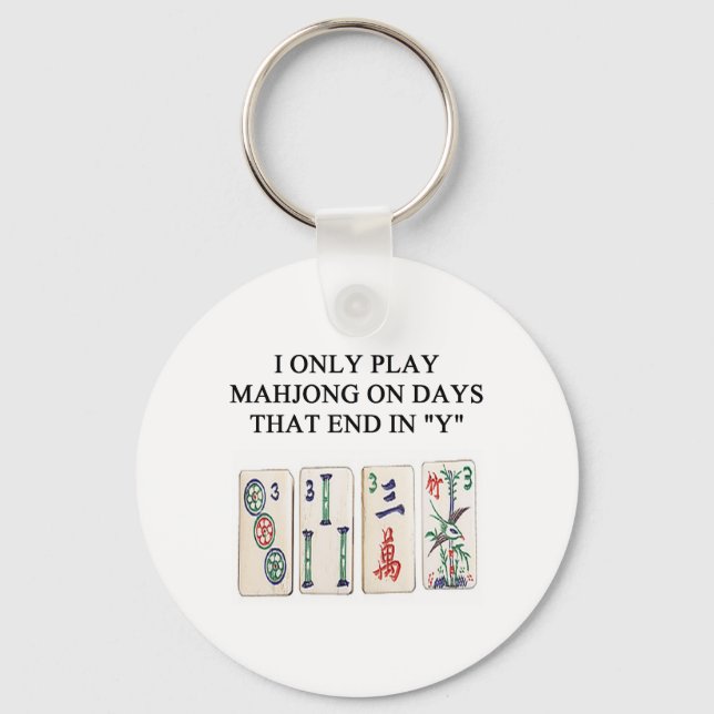mahjong lover key ring (Front)