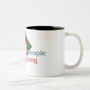 Mahjong Lover's two tone mug