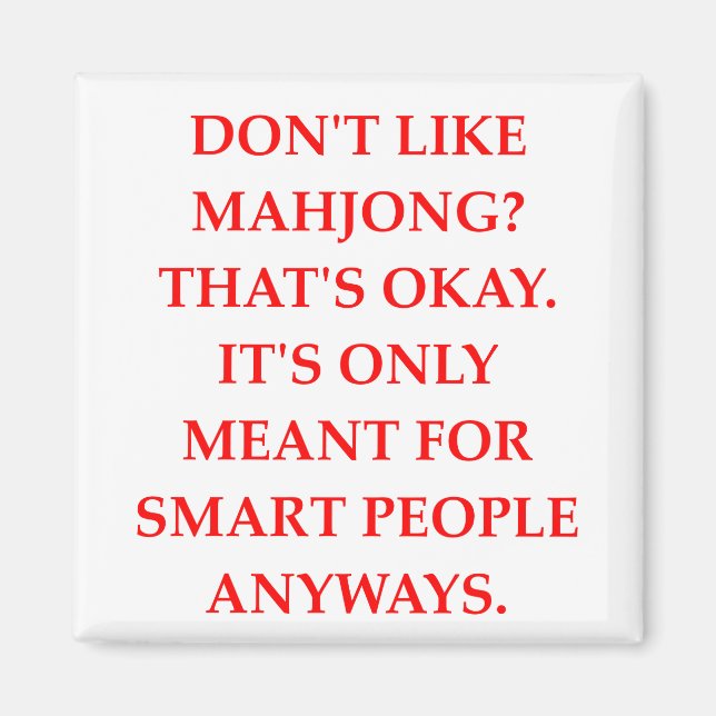 MAHJONG MAGNET (Front)