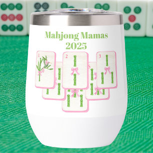 Mahjong Mamas Mahjong Bamboo Tiles Bows Coquette