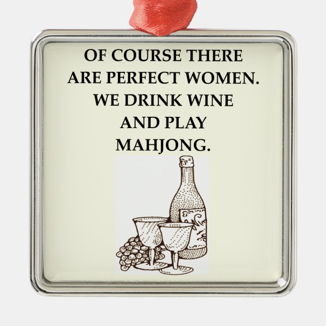 MAHJONG METAL ORNAMENT (Front)