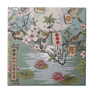 Mahjong Moonrise Ceramic Tile