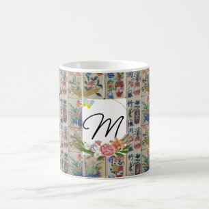 Mahjong Mug Floral