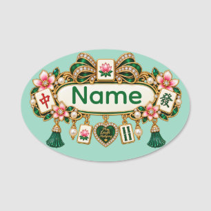 Mahjong Name Tag