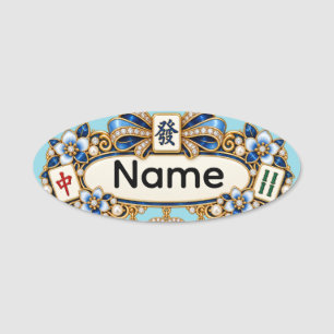 Mahjong Name Tag