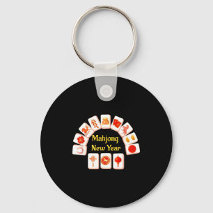 Mahjong New Year 2026 Horse Key Ring