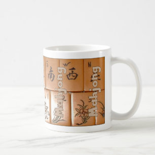Mahjong on tiles (set no. 4) coffee mug